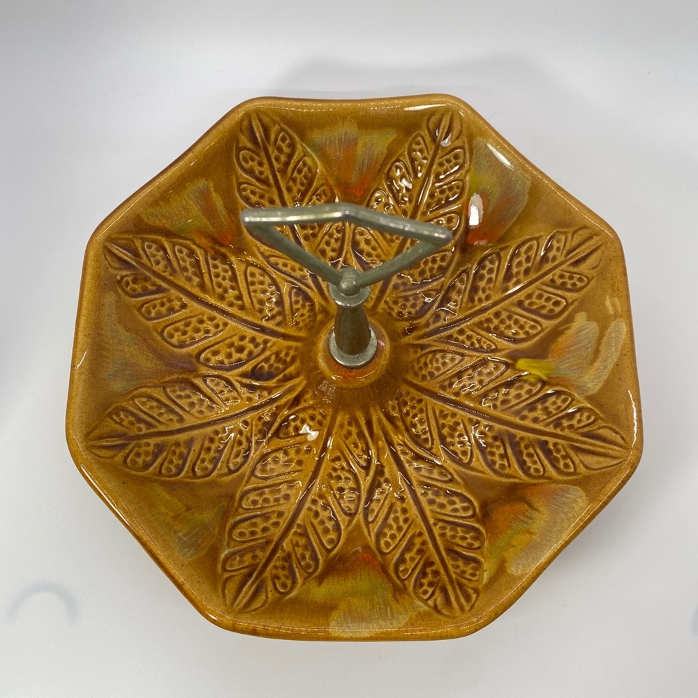 Ccil Orics Art Pottery 3 Section‎ Serving Dish | Groovy MCM California